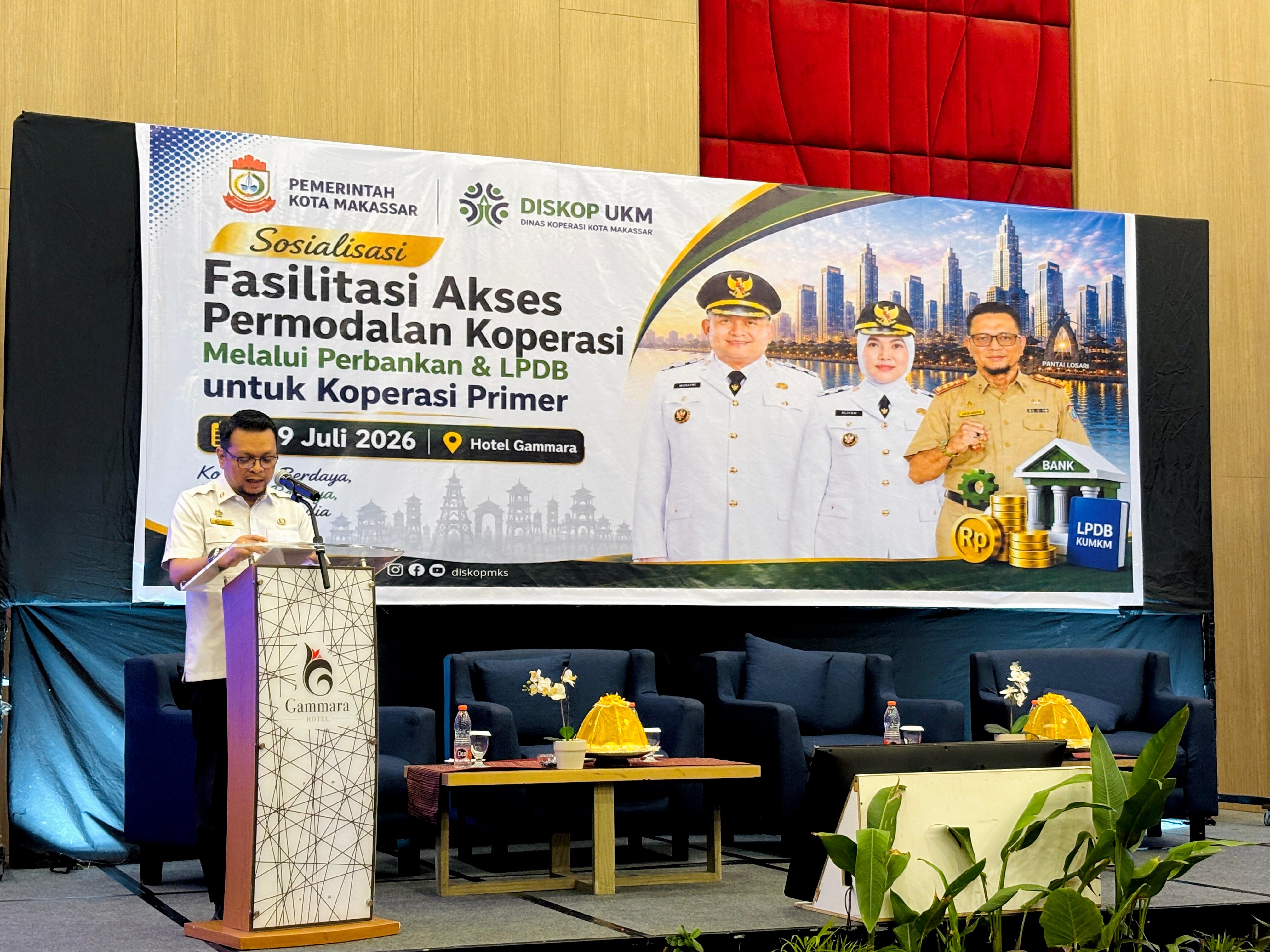 Jawab Tantangan Pembiayaan Koperasi, Diskop UKM Kota Makassar Fasilitasi Akses Permodalan